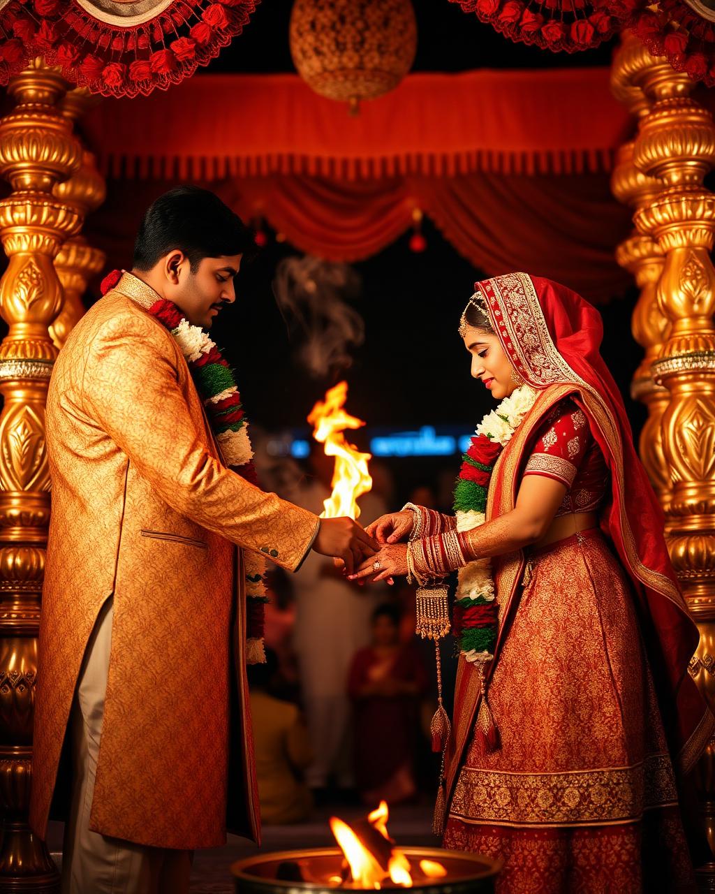 Cinematic couple portrait at sunset captured by WP360 wedding photographers